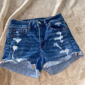 American Eagle outfitters high-rise shorts size 0!